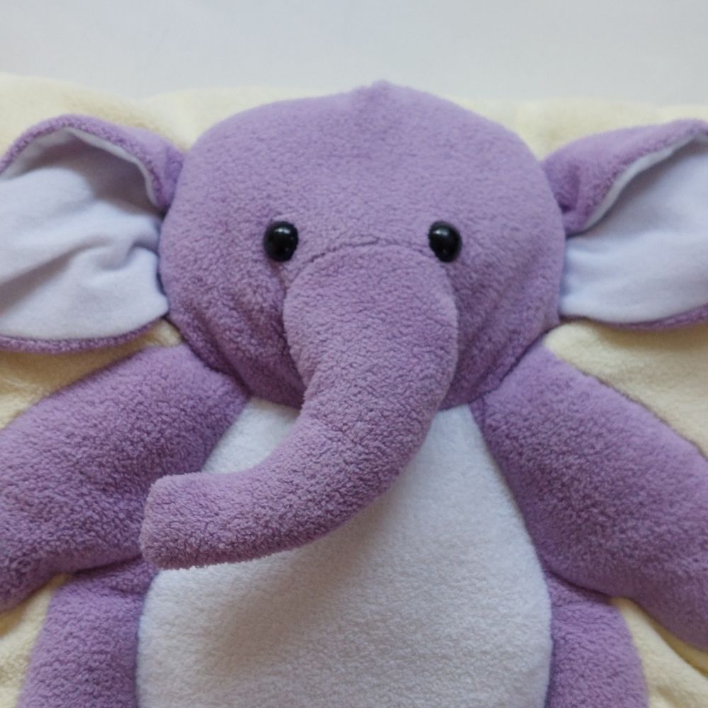 Decorative elephant snuggle pillow NWOT - Picture 5 of 5